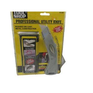 Tool Shop | Professional Utility Knife | Includes Belt Clip Holster | 243-5398